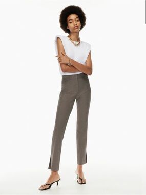 **BRAND NEW** Aritzia Babaton Numero Dress Pants with Slits on Ankles Size 4